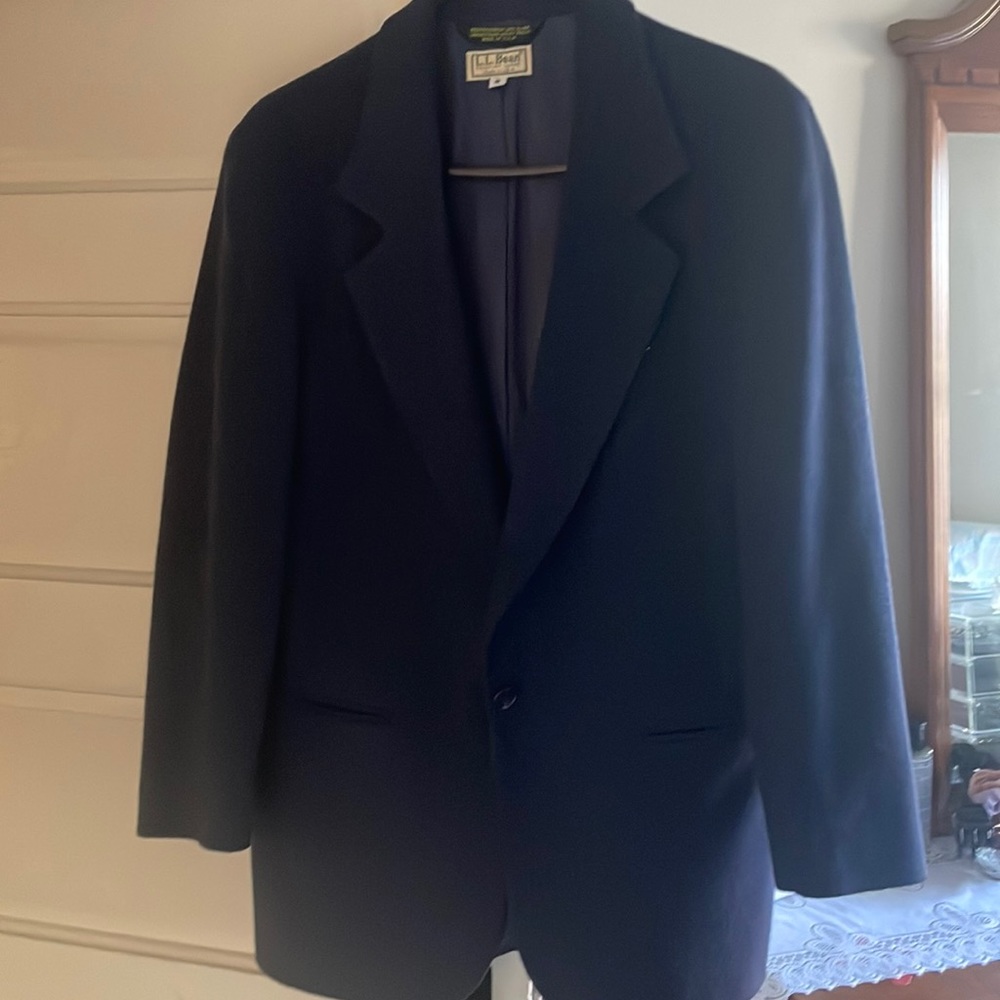 Vintage Navy Blue Blazer